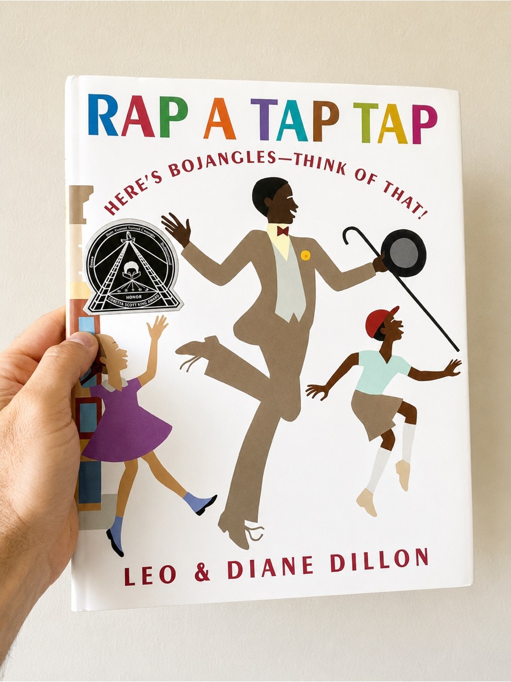 “Rap-A-Tap:  Here’s Bojangles!” Hardcover Book